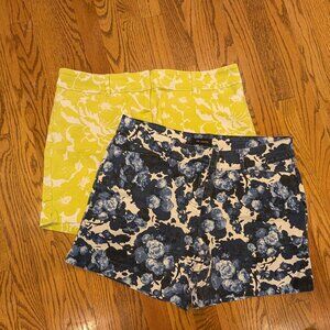 TWO PAIRS The Limited shorts 14 Floral